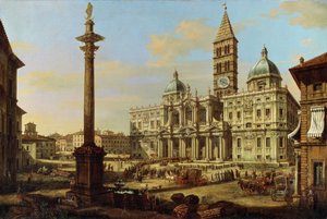 Santa Maria Maggiore, Roma, 1739 de Bernardo Bellotto